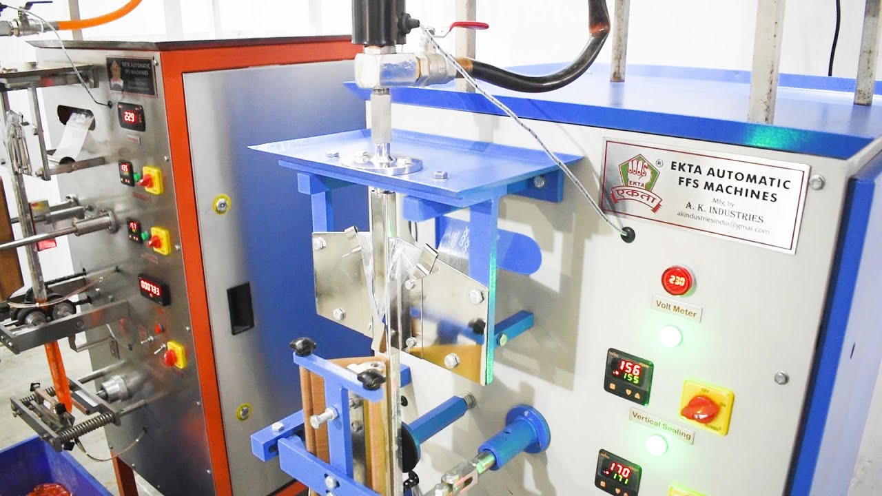 Small and affordable Juice and Sherbet Automatic Pouch packing Machine