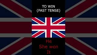 PAST TENSE "To win" conjugation in English 🇬🇧 #english #angielski #naukaangielskiego