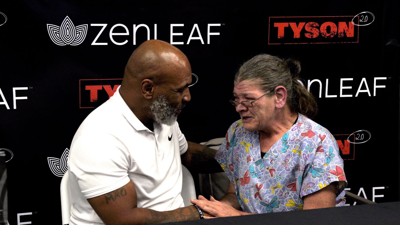 Mike Tyson Spotted at the Opening of a New Company”