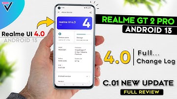 Realme UI 4.0 Android 13 New Update C.01 | Realme GT 2 Pro C.01 New Update | RMUI 4.0 New Update⚡⚡