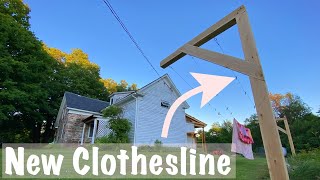 A Forever Clothesline | Cedar Poles