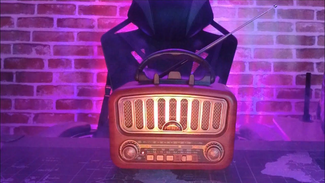 PRUNUS J-180 Vintage Retro Radio Bluetooth Speaker Unboxing