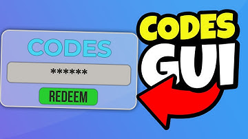 How to Make a CODES GUI | HowToRoblox