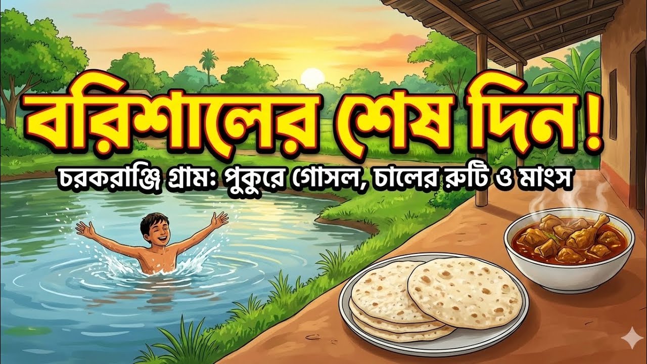 পুকুরে ডুব আর চালের রুটি: বরিশালের শেষ দিন! 🍲