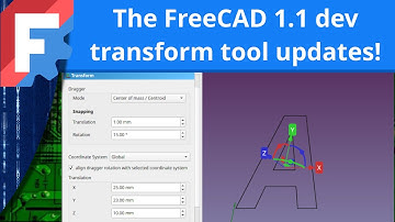 3D design - The FreeCAD 1.1 development version