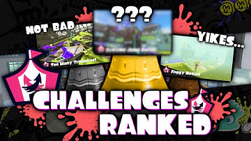Ranking EVERY Splatoon 3 Challenge