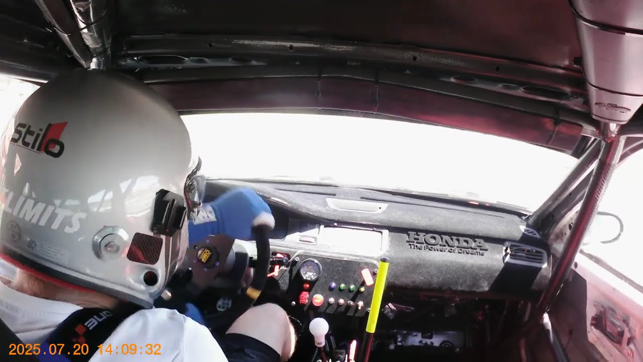 Onboard Civic EG K24 Slalom Trobajo del camino 2025