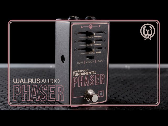 Walrus Audio Fundamental Series - Phaser - YouTube