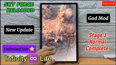 SKY FORCE RELOADED New Update Unlimited Stars ⭐ Infinity ♾️ Life Stage 3 Normal Complete ✅
