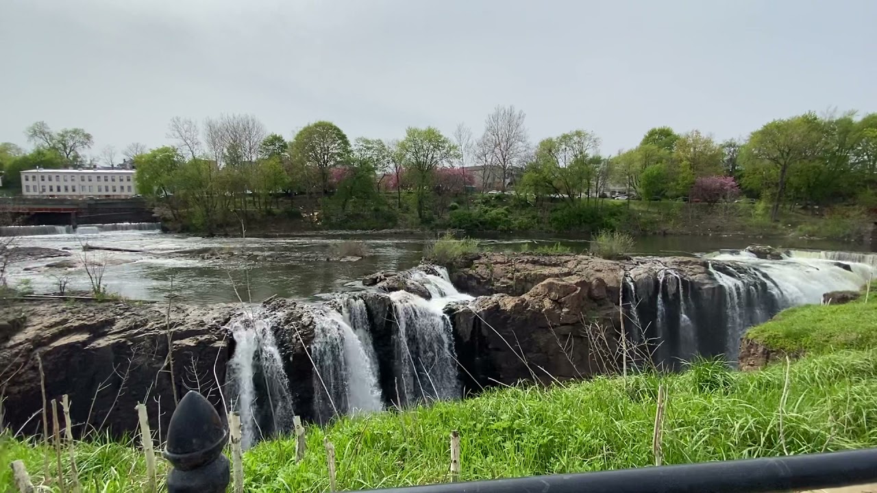 Paterson Great Falls National Park (top bridge view) NEW JERSEY April 2021