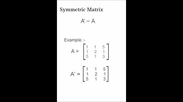 Symmetric, skew symmetric matrix #matrix #symmetricmatrix #skewsymmetricmatrix #transposeofamatrix