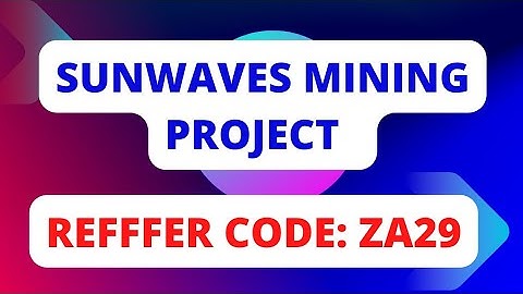 Sunwaves Mining project | ICE Blockchain New Project | Sunwaves Mining OTP Problem Solve