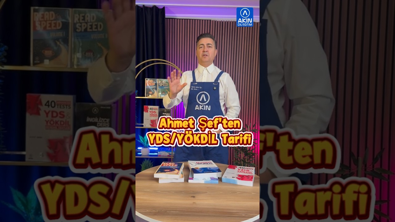 Akın Şef’ten nefis YDS/YÖKDİL tarifi. mutlaka deneyin 😃😃 #yds #yökdil #akindil