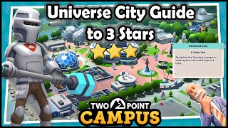 Universe Campus 3 Stars Guide - Two Point Campus
In this video were going over the various objectives of the Universe Campus in Two Point Campus. Well go over each objective necessary to get each star level to give you a good idea of the scenario and help you plan your campus to your liking and foresee what youll need to accomplish. The timestamps below should help if you need to comeback to the various objectives.
Timestamps
0:00 - Intro
0:25 - Clearing the campus
- Dismiss 5 Teachers
- Sell 3 Computer labs
1:48 - Prepping the campus
- Build a Level 4 Research Lab
3:18 - First year campus requirements
- 1x Anti-gravity Chamber
- 1x Lecture Theatre
- 1x Rocket Lab
4:26 - Complete Strange Meteors Research Project
4:50 - 1 Star Objectives
- Earn $250k from Research
- Mine 15 space Rocks
- Average B+ Grade in Astrology
- Average 85% Dormitory Rating
6:33 - 2 Star Objectives
- Earn $50k by Selling Cosmic Artefacts
- 10x A Grade Cosmic Expansion Classes
- 10x Item Upgraded
- Average 75% Student Happiness
8:13 - 3 Star Objectives
- Earn $1.5M from Research
- Mine 50 space Rocks
- 40x A+ Students Graduate
- Campus Level 28
Two Point Campus
Developer: Two Point Studios
Publisher: Sega
#twopointcampus #game #gaming Universe Campus 3 Stars Guide - Two Point Campus