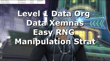 [Speedrun] KH2FM (PC) - Easy Lvl 1 Data Xemnas for RNG Manipulation