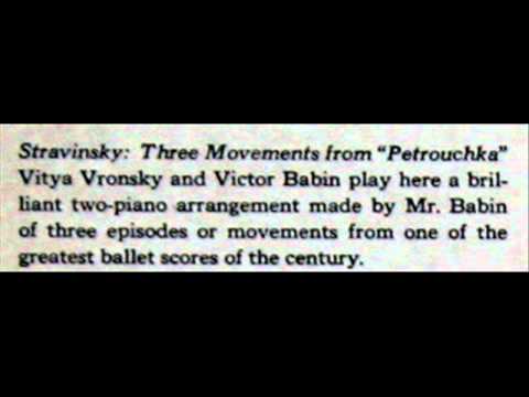 Stravinsky / Petrouchka / Vronsky & Babin, 1952: C...
