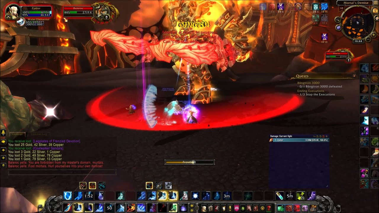 Baleroc solo kill in 6.0.2 PTR Build 19000 (Mage PoV) - YouTube