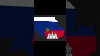 Throw away the invaders.Thailand and Cambodia #dc2 #history #ekmotahathighumechala #countryballs