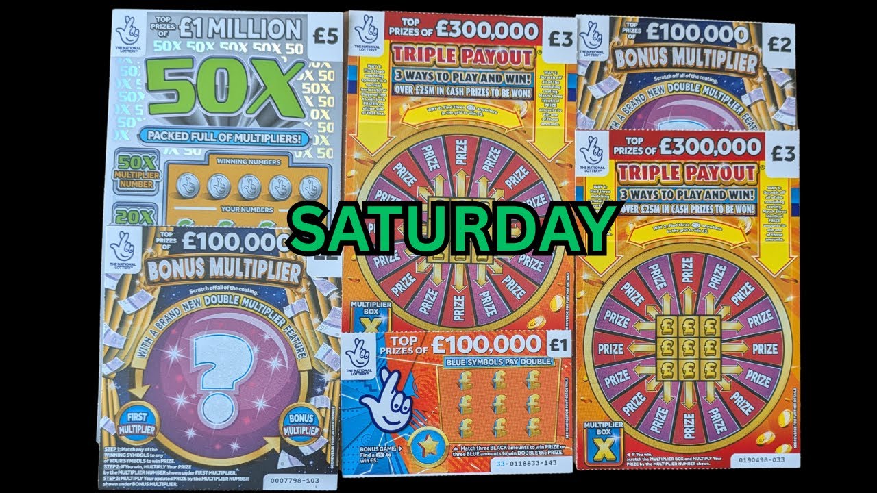 Субботняя сессия. Скретч-карты Национальной лотереи Великобритании.