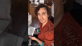 robert sheehan instagram one armed chef