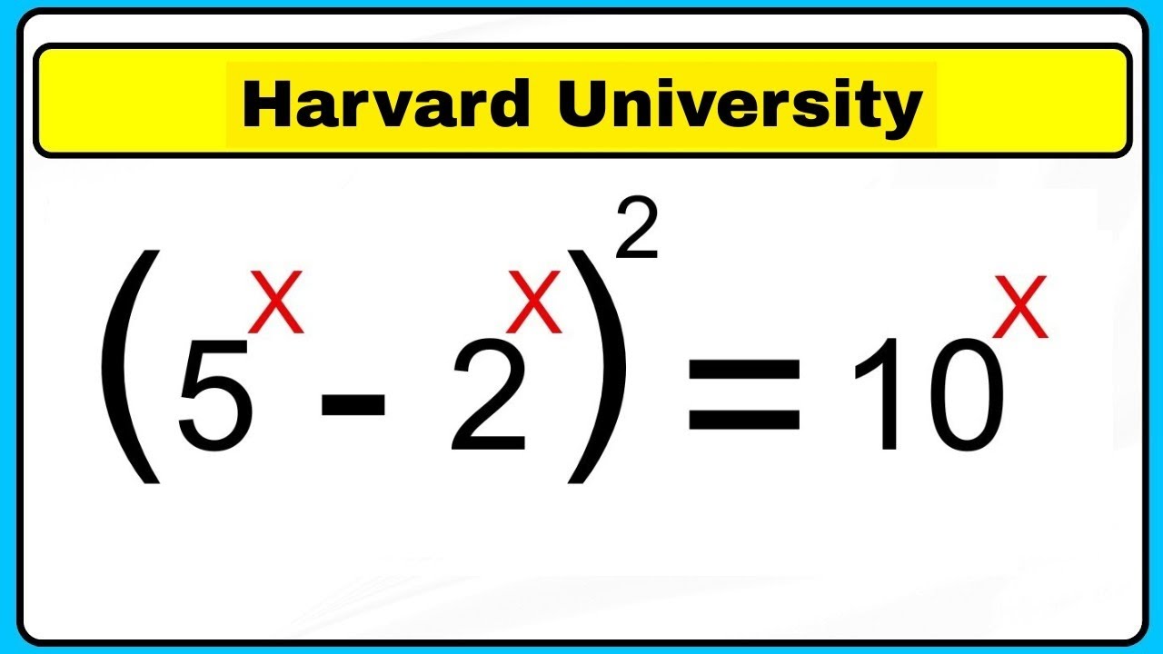 Harvard University Admission Test Olympiad | Nice Algebra Math Problem Olympiad 