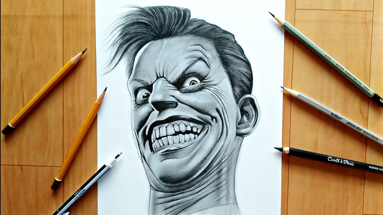 Drawing joker 🙃 YouTube