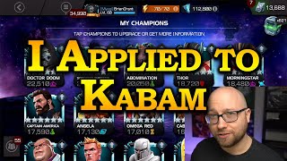 I applied to work for Kabam