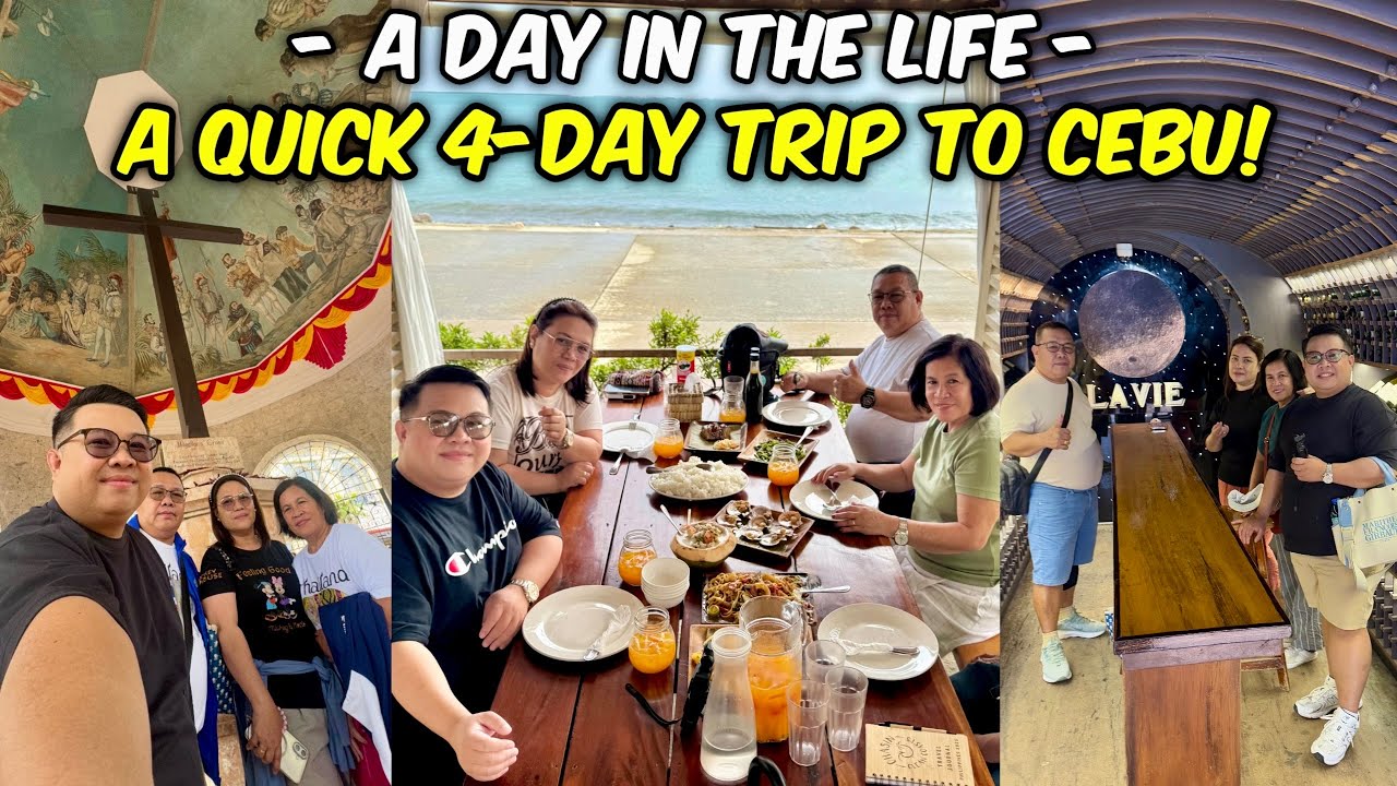 Cebu Trip with the Parentals! - Domestic Flight Process + Family Time! 🇵🇭 | JM Banquicio