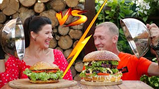 Battle of burgers.Tandem A⚡️vs⚡️Tandem T. 4k