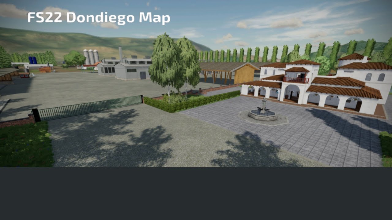 FS22 Dondiego map #1 | The most generous starting farm I have come across