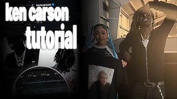 How to make HARD beat for KEN CARSON / tutorial from scratch