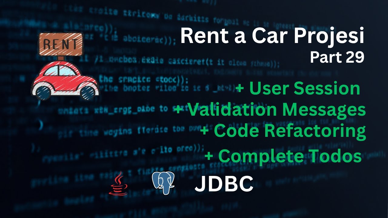Rent a Car - Part 29 - Java Backend Projesi - Code Refactoring | User ...