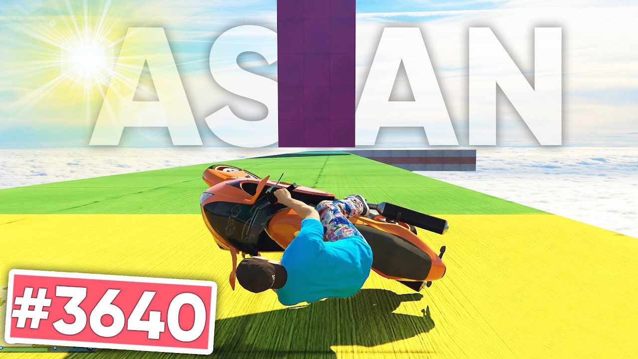 GTA BIKE ASIAN🔥| KRANKE TECHNIKEN mit dem MOTORRAD😎