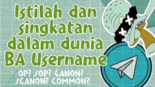 Terms And Abbreviations In Ba Username Telegram  Tania Yn