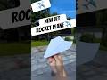 How to make homemade origami Rocket jet plane#diy #paper #origami #craft #papercraft #shorts