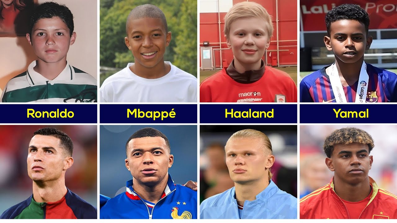 Famous Football Players When They Were Kids