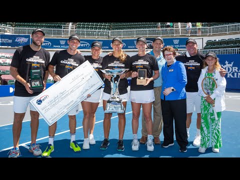 World TeamTennis final point & Championship Award Ceremony 2020 with New York Empire