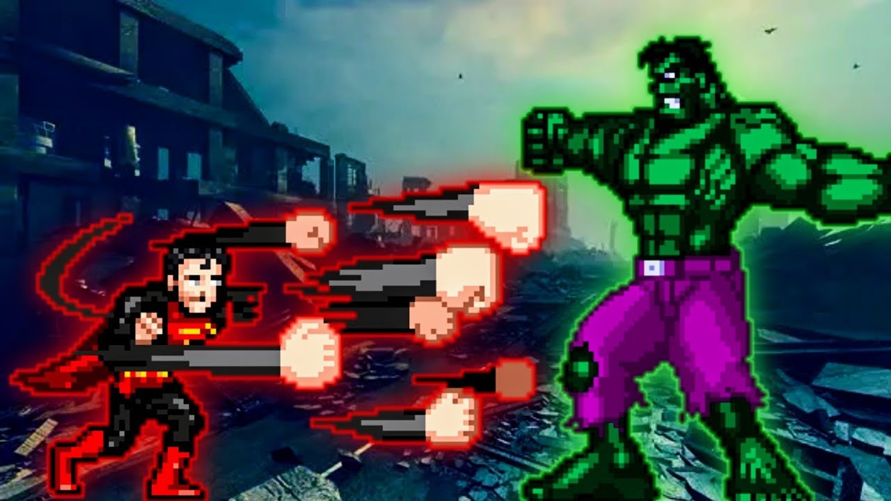 Prime Superman VS Hulk V2 in Jump Force Mugen - YouTube