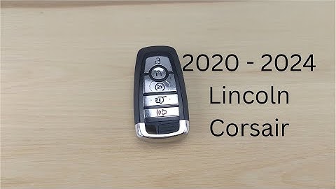 How To Replace Lincoln Corsair Remote Battery 2020 - 2024