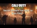 Call of duty wwii zombie secret fini avec le boss final  pas facile avec des zombies nerver pc