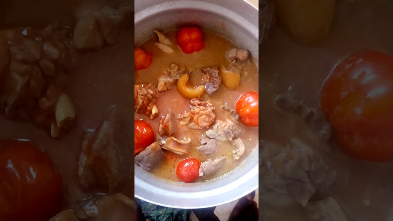 Meat and chicken light soup ( Ghanaian original soup) YouTube