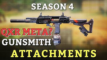 QXR META, SEASON 4? BEST QXR GUNSMITH ATTACHMENTS FOR COD MOBILE RANKED MULTIPLAYER