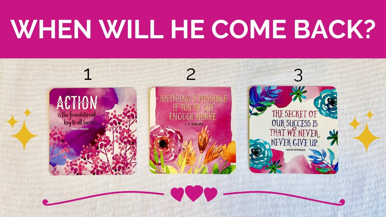 👫 WILL THEY COME BACK & WHEN WILL IT HAPPEN? 🌹 PICK A CARD LOVE READING 🔥 TWIN FLAMES  💐 SOULMATES