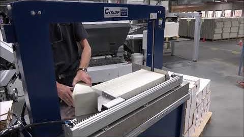 Strapping machine: Ampag Speed with press - Cyklop