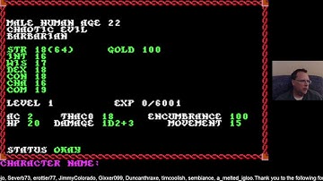 Previous Live Stream of AD&D Pool of Radiance DFortae Remaster (Iron Man/Evilish Misfits) - Part 1