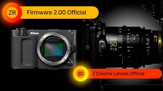 Nikon ZR FW 2 Cinema Lenses - Official | Open Gate, Desqueeze Coming | Log, Peaking &More Matt Irwin