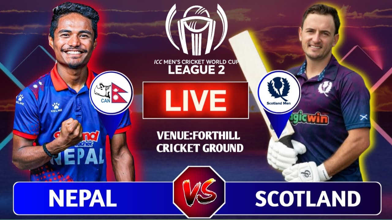 Nepal vs Scotland Match Live Score