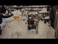 【北海道大雪】雪に埋もれた山小屋、薪ストーブで魚を焼く、お気に入り小型ポータブル電源