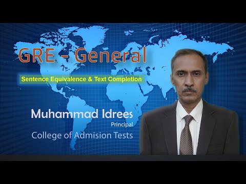 GRE Sentence Equivalence and Text Completion with vocab strategies