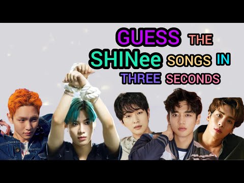 GUESS THE SHINee SONG IN 3 SECONDS || KPOP GAME